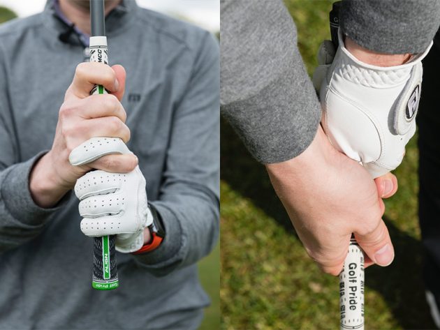 Hướng dẫn cách cầm gậy đánh golf kiểu interlocking