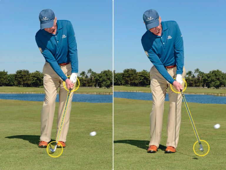 Cách set-up kỹ thuật chip golf cơ bản