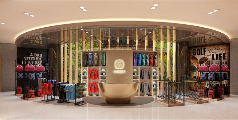 Pro shop tại sân golf Harmonie