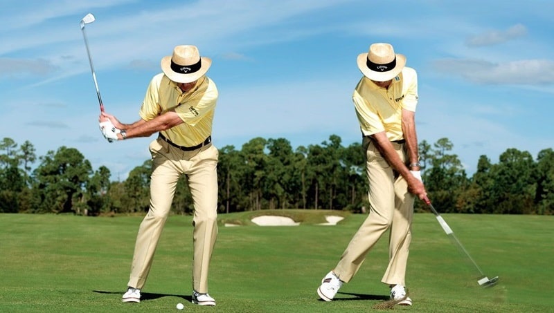 Để có cách đánh bóng golf thẳng chuẩn nhất, bạn cần thực hiện đúng tư thế
