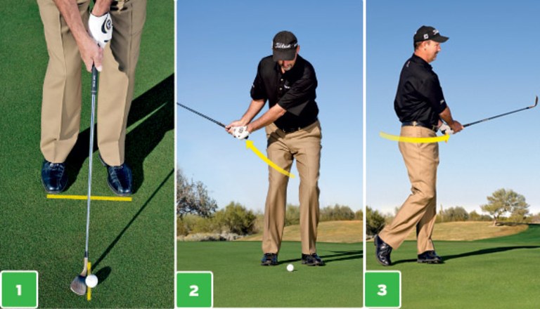set up kỹ thuật pitching golf đúng chuẩn
