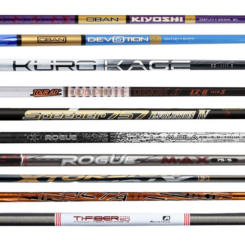 rất nhiều loại shaft gậy golf có mặt trên thị trường hiện nay
