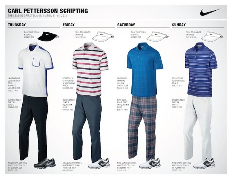 Hãng thời trang chơi golf Nike với thiết kế đậm tính thể thao Hãng thời trang chơi golf Nike với thiết kế đậm tính thể thao