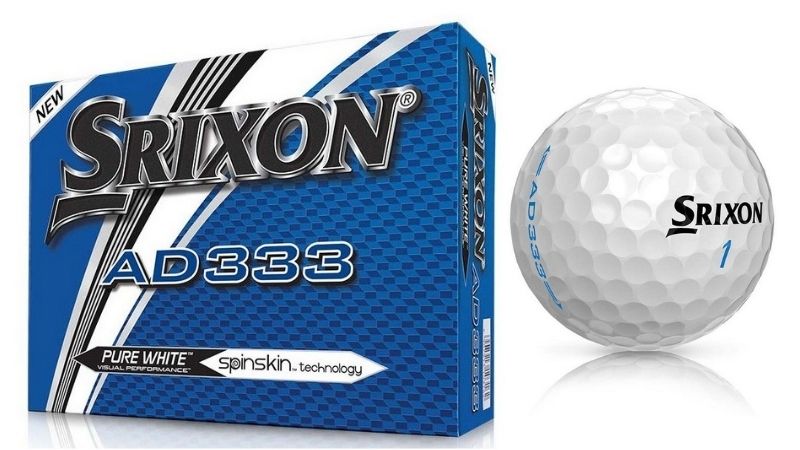 Dunlop Srixon AD333 là mẫu bóng được nhiều golfer lựa chọn