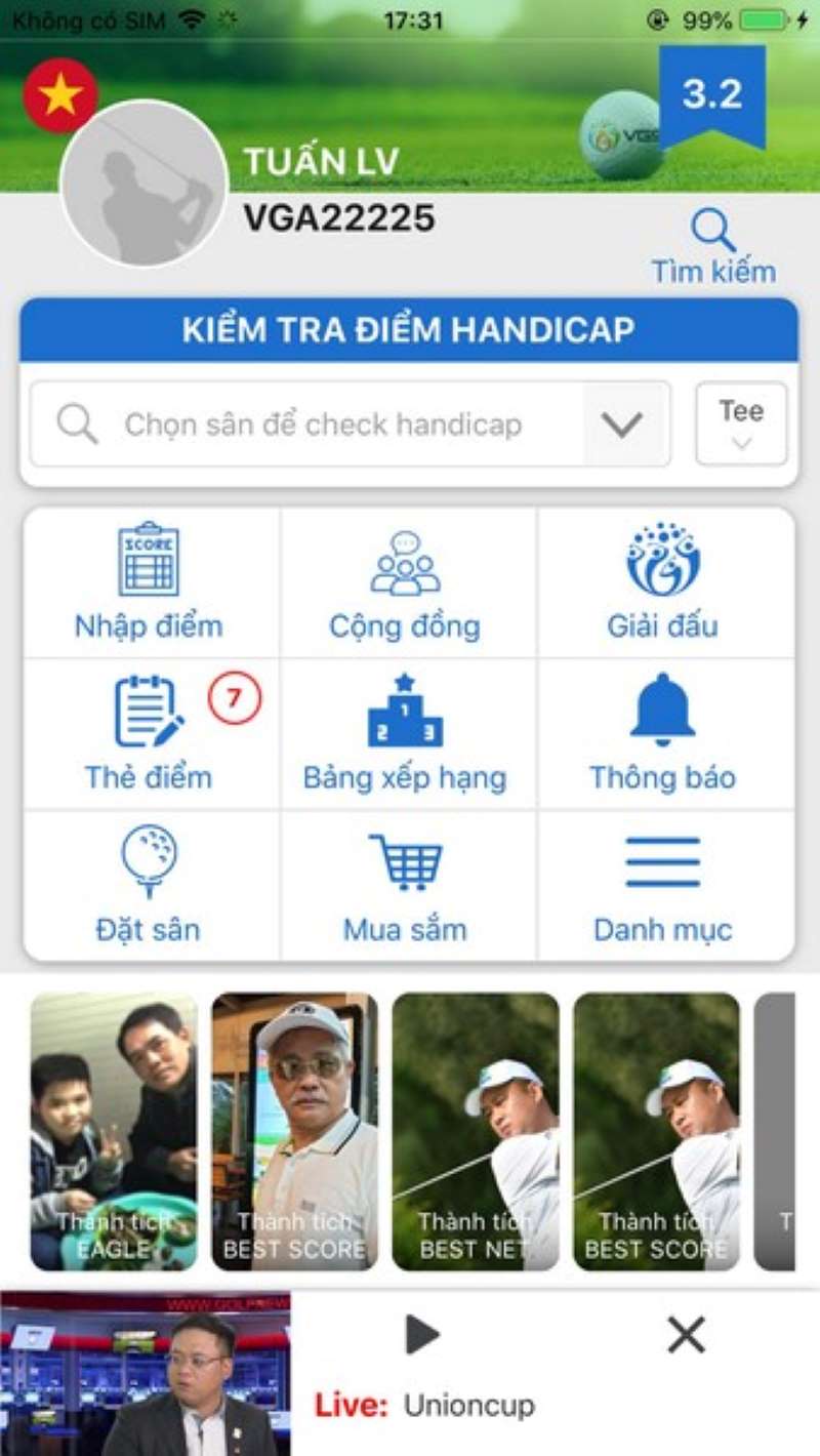 Ứng dụng này đã được cấp chứng chỉ trên điện thoại di động IOS, Android và WAP