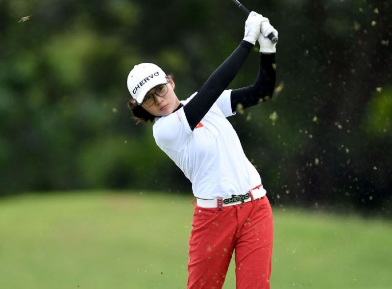 Nữ Golf thủ Đoàn Xuân Khuê Minh đã ghi nhiều ấn tượng trong các giải đấu