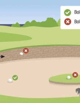 Người chơi được phép lấy bóng ra khỏi hố nước và trừ điểm tùy theo từng vị trí