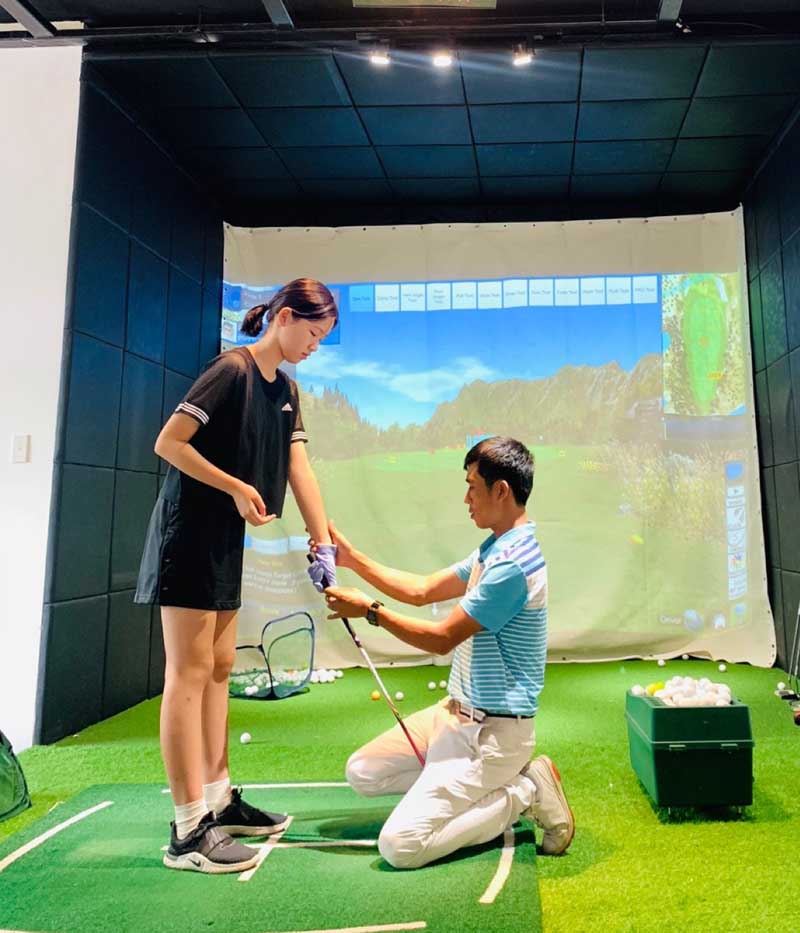 Hệ thống phòng golf 3D phục vụ việc dạy và học vô cùng hiện đại
