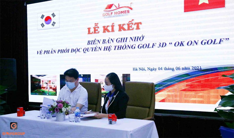 Đại diện GolfHomes là Tổng giám đốc Đinh thị Quỳnh Trang