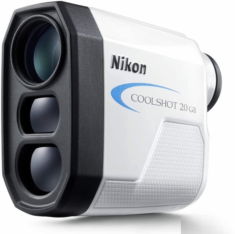 Máy đo khoảng cách golf Nikon Coolshot 20 GII nhỏ gọn, nhẹ nhàng, rất tiện cầm theo khi di chuyển
