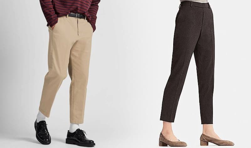 Dòng Ankle - Length Pants có mẫu cho cả nam và nữ