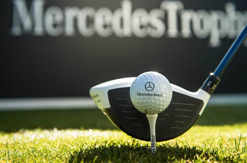 Mercedes Benz rất chú trọng lĩnh vực golf
