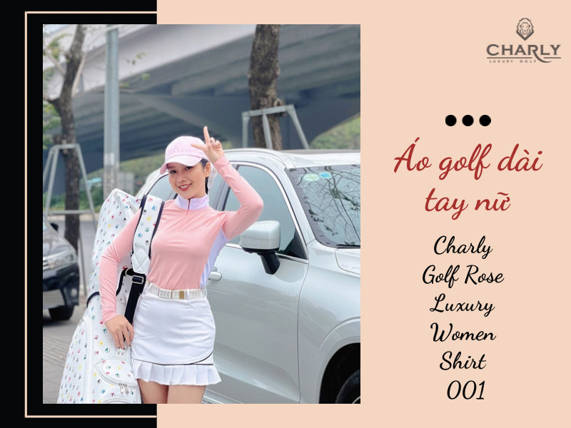 Áo dài tay Charly Golf Rose Luxury