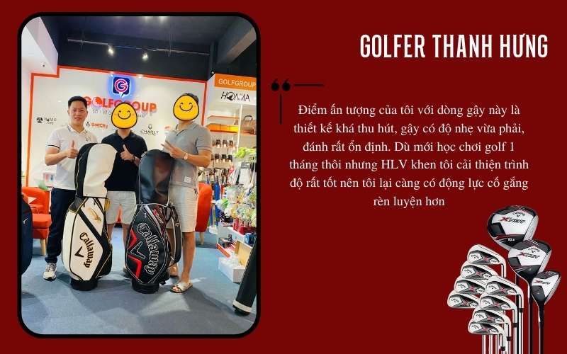 Cảm nhận của golfer về Callaway XHot tại GolfGroup