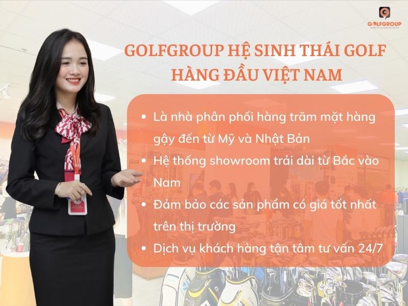 GolfGroup là địa chỉ mua gậy Honma hàng đầu Hồ Chí Minh