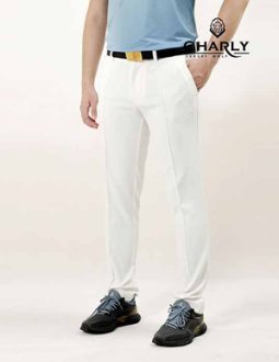 Quần Dài Golf Nam Charly Men’s Golf Pants White Giá Tốt
