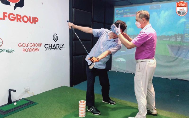 GolfGroup hỗ trợ golfer chỉnh swing miễn phí tại phòng 3D
