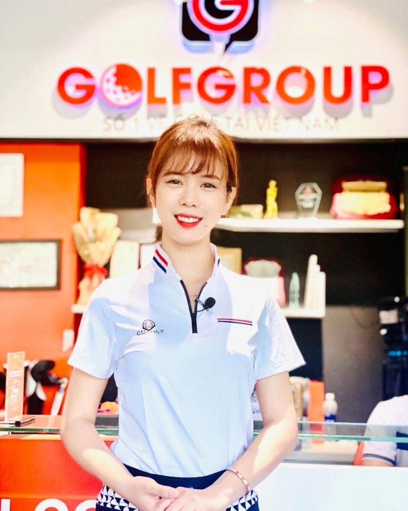 Hình ảnh những ngày đầu của Ngọc Như khi bước chân vào GolfGroup