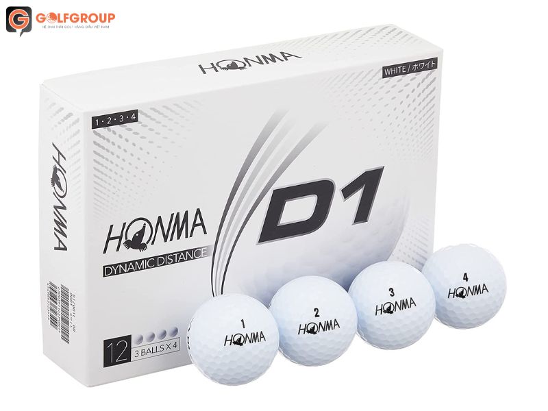 Bóng Golf Honma D1 2020 Trắng là sản phẩm bán chạy hàng đầu