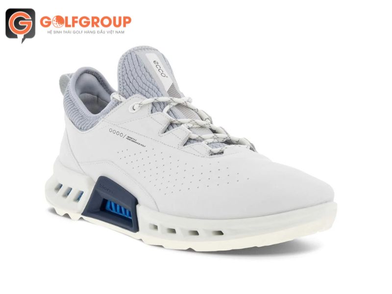 Giày golf Ecco M Biom C4 White Concrete với những tính năng ưu việt, mang lại trải nghiệm chơi golf hoàn toàn mới