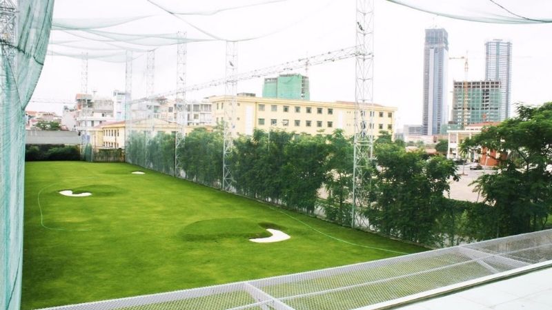 Sân tập golf Cầu Giấy Viettime sở hữu số vốn đầu tư khủng