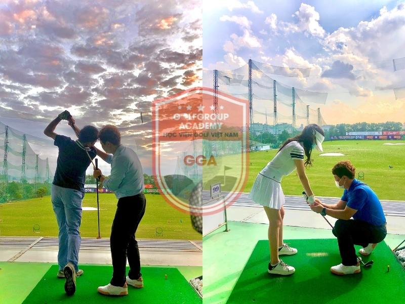 huấn luyện viện huiong dẫn ktx kỹ thuật tập golf cho người mới