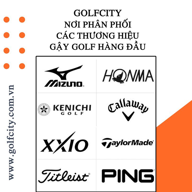 GolfCity cung ứng đầy đủ các thương hiệu gậy golf cho golfer HCM