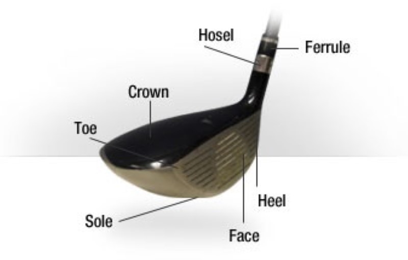 Đầu gậy golf là phần có cấu tạo phức tạp nhất trong gậy golf