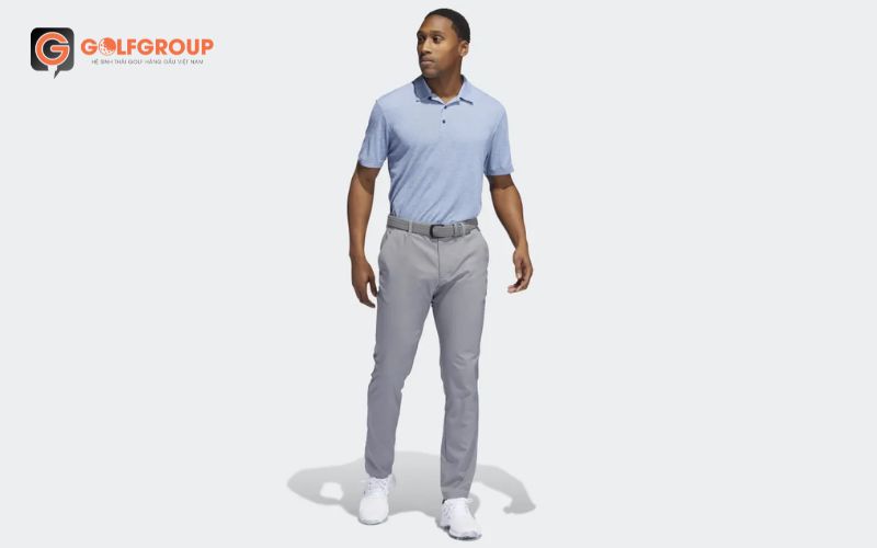 Quần golf Adidas có chất liệu thoáng mát, co giãn bốn chiều theo từng chuyển động