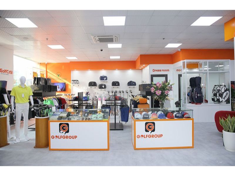 Showroom GolfGroup trưng bày rất nhiều các sản phẩm đa dạng