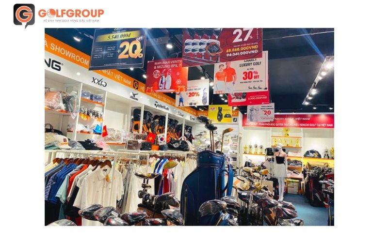 Sở hữu túi quần áo Kenichi màu navy chính hãng tại GolfGroup