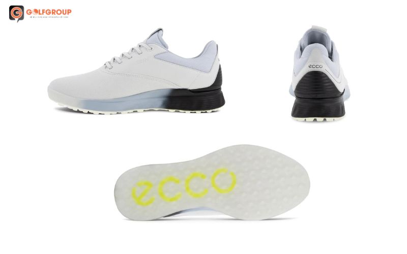 Giày đế mềm nam Ecco 13040451227 white black với chất liệu cao cấp và công nghệ tích hợp hiện đại giúp chống thấm nước 100% và thông thoáng 