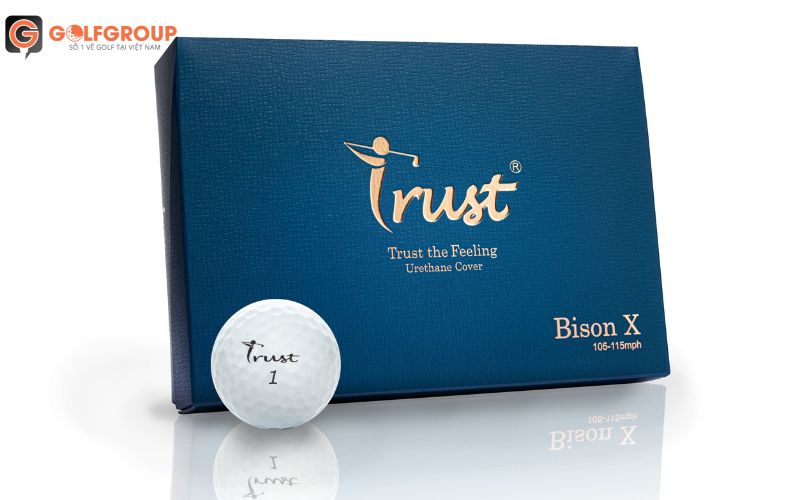 Trust Bison X New là mẫu bóng được nhiều golfer yêu thích