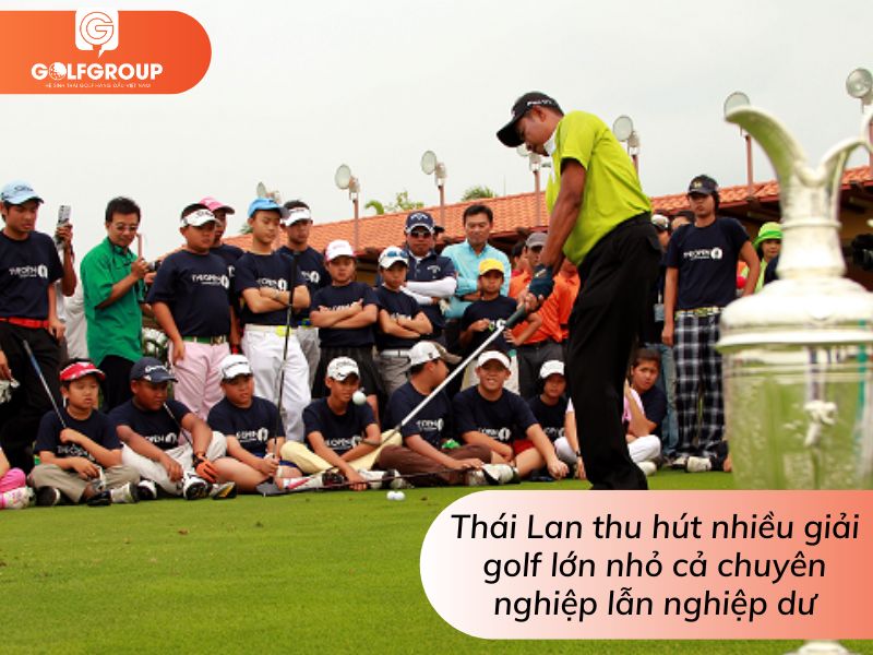 Thái Lan đang là quốc gia có tốc độ phát triển hàng đầu về golf trong khu vực
