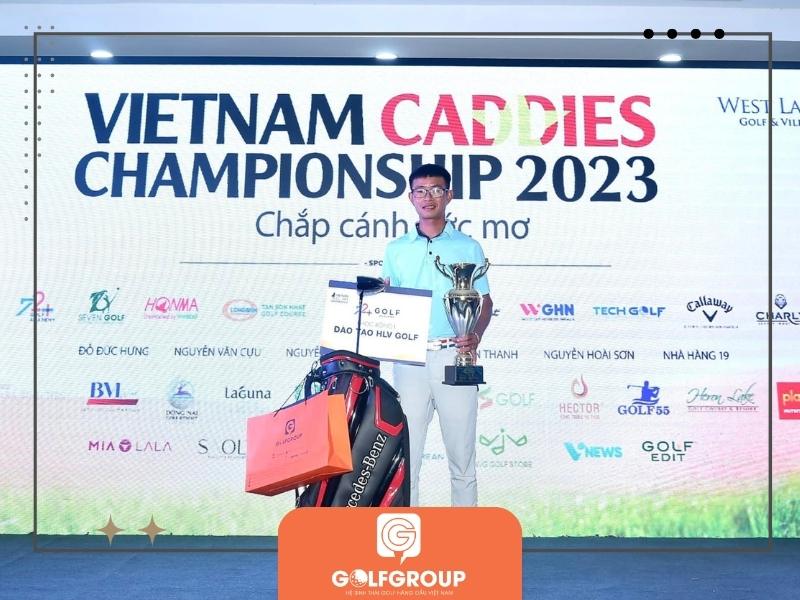 Tân vô địch Vietnam Caddies Championship 2023 - KVMN Lê Hồng Phong.