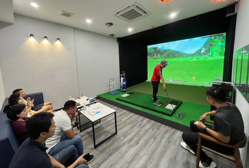 Golfzon Park Grand Plaza được ứng dụng công nghệ tiên tiến giúp phân tích cú đánh của golfer