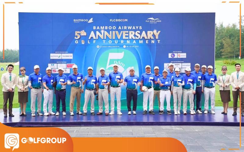 Giải golf kỷ niệm hành trình 5 năm thành lập hãng hàng không Bamboo Airways ngày 8/9
