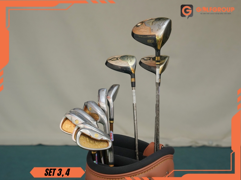 Hình ảnh bộ gậy golf fullset kenichi 5 sao cũ không túi (Set 3, 4)