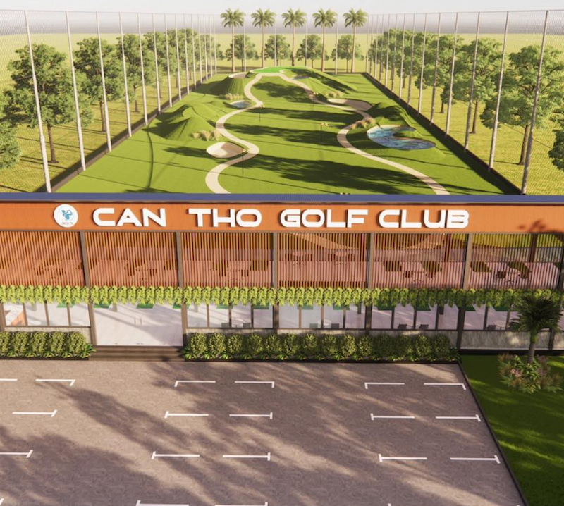 Sân golf Cần Thơ được trang bị đầy đủ các dịch vụ tiện ích