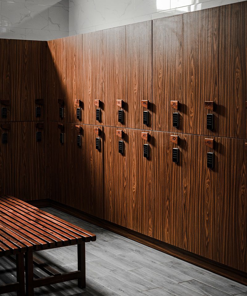 Phòng locker hiện đại, tiện nghi