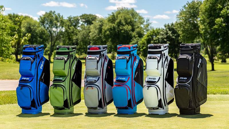 Túi golf Ping được làm từ chất liệu cao cấp, chống thấm nước tốt