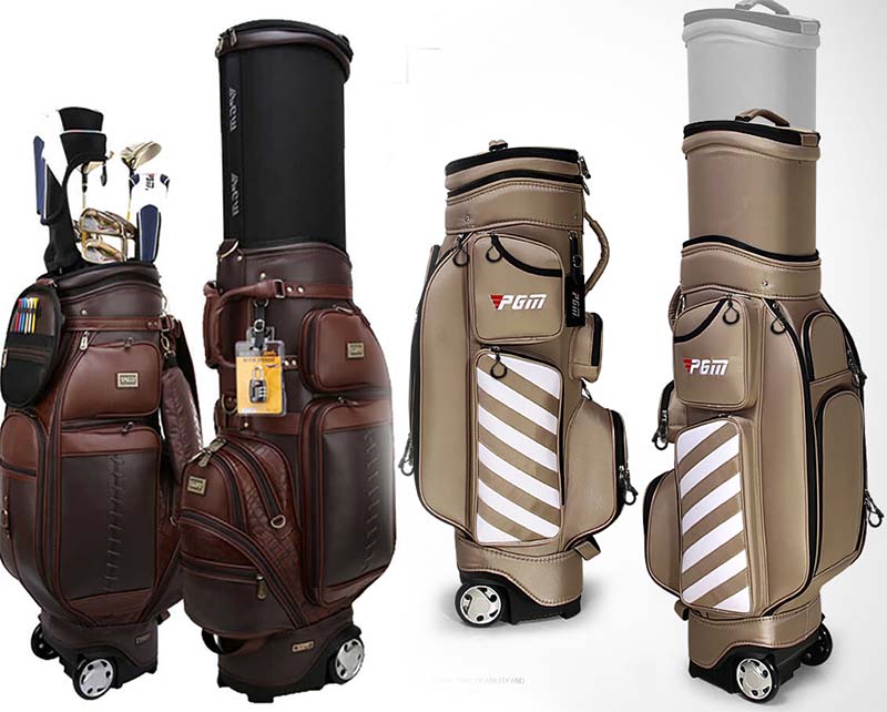 Túi Cart Bag có thiết kế bánh xe giúp golfer dễ dàng di chuyển hơn