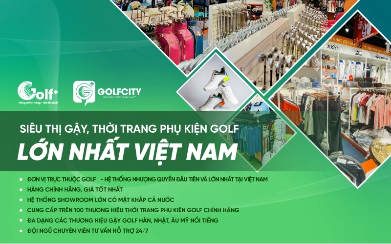 GolfCity - Siêu thị thời trang golf lớn nhất Việt Nam