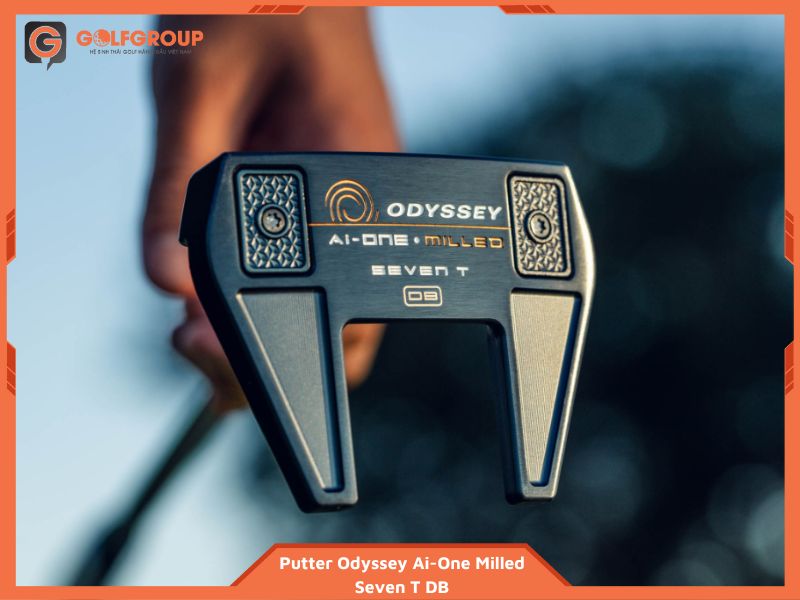 hình ảnh gậy golf Putter Odyssey Ai One Milled Seven T DB 