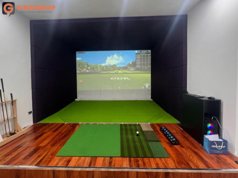 Phòng golf 3D Okongolf với tính năng hiện đại, mang lại trải nghiệm chân thực cho golfer