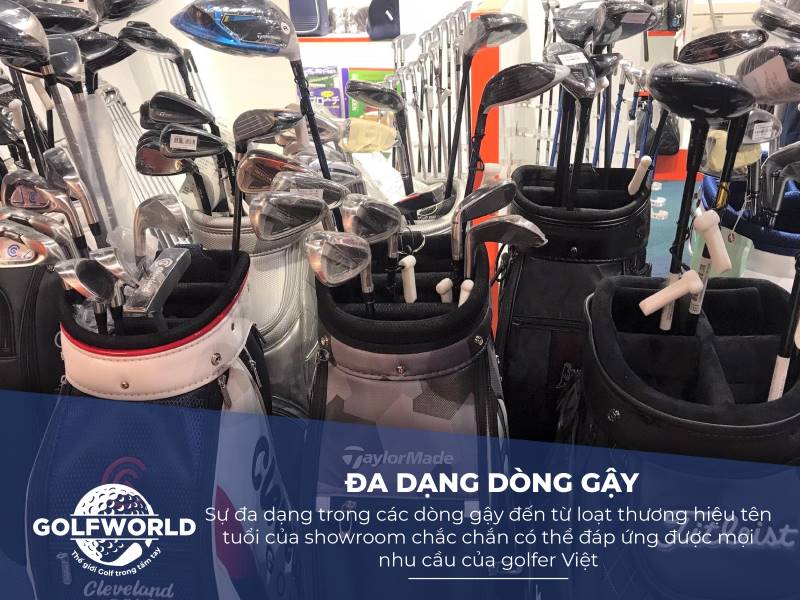 Golfer TP Hồ Chí Minh cũng có thể chọn mua gậy golf chính hãng tại GolfWorld