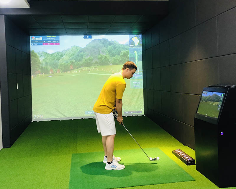 Học đánh golf ở phòng 3D đang là xu hướng được nhiều golfer ưa chuộng
