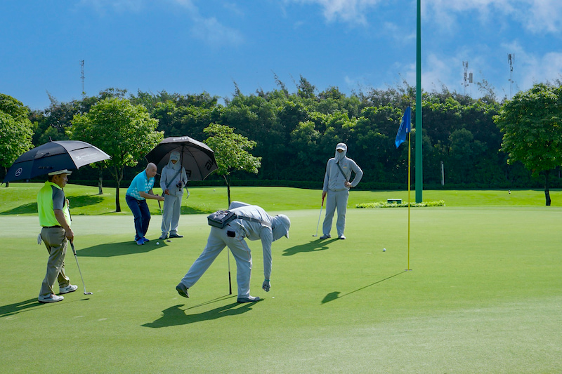 Sân golf Long Biên được thiết kế tạo ra nhiều thử thách thú vị cho golfer