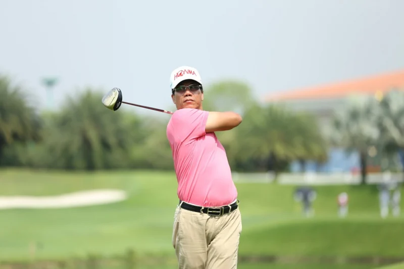 Golfer Nông Quang Hiếu sở hữu điểm single golf bằng 2