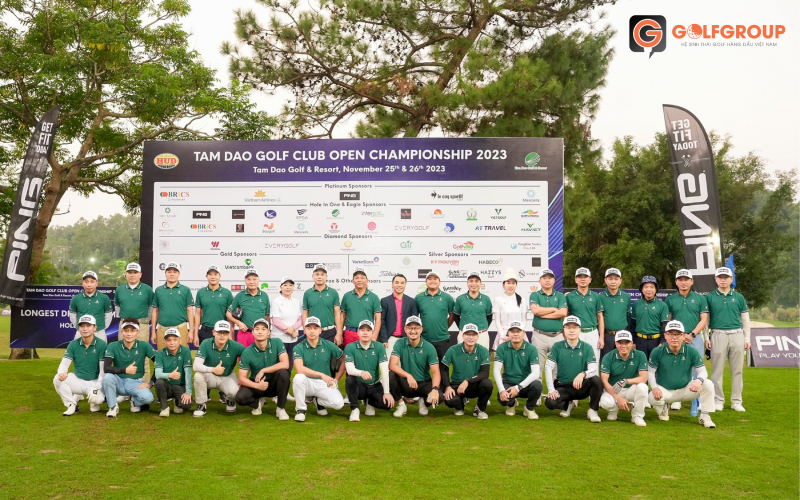 Giải golf Tam Dao Golf Club Open Championship 2023 khởi tranh với khoảng 600 golfer tham gia